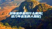 剑锋金命最怕什么相克(这几年出生的人婚配)