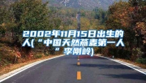 2002年11月15日出生的人(“中国天然燕麦第一人”李刚岭)