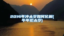 2014年冲太岁如何化解(牛年犯太岁)