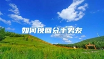 如何挽回分手男友