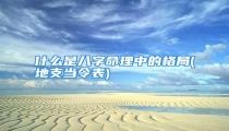 什么是八字命理中的格局(地支当令表)