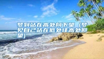 梦到站在高处向下望 (梦见自己站在低处往高处仰望)