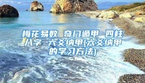 梅花易数 奇门遁甲 四柱八字 六爻纳甲(六爻纳甲的学习方法)