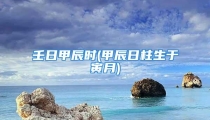 壬日甲辰时(甲辰日柱生于寅月)