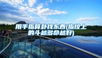 用手指算卦找东西(指纹上的斗越多命越好)