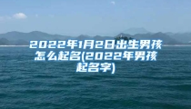 2022年1月2日出生男孩怎么起名(2022年男孩起名字)
