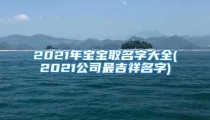 2021年宝宝取名字大全(2021公司最吉祥名字)
