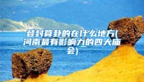 登封算卦的在什么地方(河南最有影响力的四大庙会)
