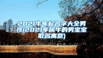 2021牛年起名字大全男孩(2021年属牛的男宝宝取名寓意)