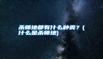 杀师地都有什么种类?(什么是杀师地)