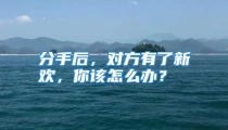 分手后，对方有了新欢，你该怎么办？