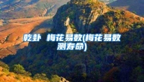 乾卦 梅花易数(梅花易数测寿命)