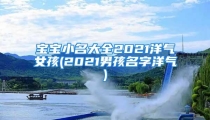 宝宝小名大全2021洋气女孩(2021男孩名字洋气)