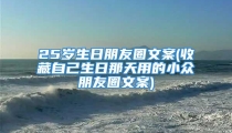 25岁生日朋友圈文案(收藏自己生日那天用的小众朋友圈文案)