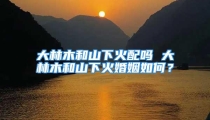 大林木和山下火配吗 大林木和山下火婚姻如何？
