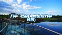 八字 取名(免费生辰八字起名)