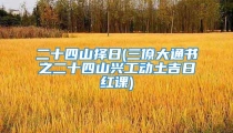 二十四山择日(三僚大通书之二十四山兴工动土吉日红课)