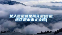 女人官星就是桃花星(官星桃花是未来丈夫吗)