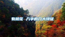 有桃花 八字的几大特征