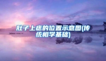 肚子上痣的位置示意图(传统相学基础)