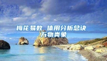 梅花易数 体用分析总诀 万物类象