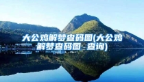 大公鸡解梦查码图(大公鸡解梦查码图 查询)
