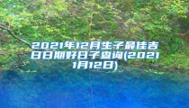 2021年12月生子最佳吉日日期好日子查询(20211月12日)