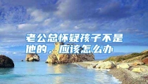 老公总怀疑孩子不是他的，应该怎么办