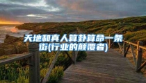 天地和真人算卦算命一条街(行业的颠覆者)