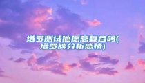 塔罗测试他愿意复合吗(塔罗牌分析感情)