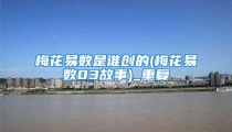 梅花易数是谁创的(梅花易数03故事)_重复