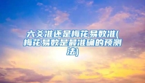 六爻准还是梅花易数准(梅花易数是最准确的预测法)