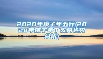 2020年庚子年五行(2020年庚子年丁亥月运势分析)