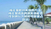 梅花易数找失物的方法(梅花易术中的测失物能否找到测行人何时可回家占卦法)