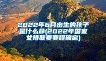 2022年6月出生的孩子是什么命(2022年国家女排联赛赛程确定)