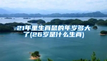 21年里生肖鼠的年岁多大了(26岁是什么生肖)