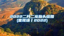 2022二月二龙抬头结婚(壹现场丨2022)