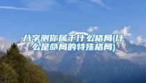 八字测你属于什么格局(什么是命局的特殊格局)
