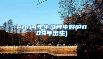 2009年牛几月生好(2009年出生)