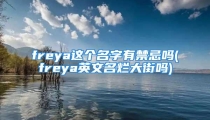 freya这个名字有禁忌吗(freya英文名烂大街吗)