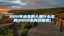 2011年出生的人是什么生肖(2010生肖对照表)