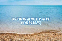 属虎的取名带什么字好(属虎的起名)