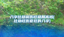 八字比劫食伤旺格局高吗(比劫旺伤官旺的八字)