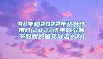 94年狗2022年适合结婚吗(2022虎年除夕春节的朋友圈文案怎么发)