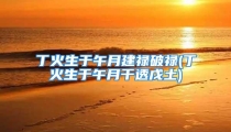 丁火生于午月建禄破禄(丁火生于午月干透戊土)