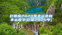 巨蟹座2020年幸运色和幸运数字(巨蟹2020年)