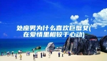处座男为什么喜欢巨蟹女(在爱情里相较于心动)