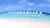 2021年的牛是什么命,五行缺什么(2021牛年到)