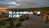 男人心中的4大“非分之想”