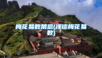 梅花易数禁忌(浅谈梅花易数)